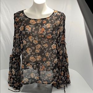 Lily white chiffon top